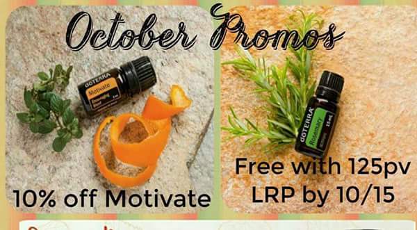 October Specials and EarlyBird promotions